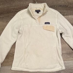 Patagonia Off-White Fleece Jacket